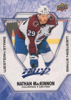 2021-22 Upper Deck MVP - Western Stars #WS-2 Nathan MacKinnon Front