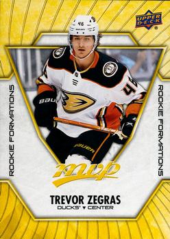 2021-22 Upper Deck MVP - Rookie Formations #RF-1 Trevor Zegras Front