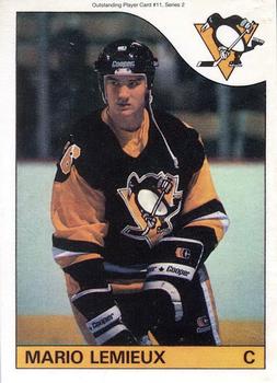 1991 Replicards Outstanding Player Reprints Series 2 (Unlicensed) #11 Mario Lemieux Front