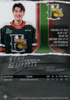 2021-22 Extreme Halifax Mooseheads (QMJHL) #9 James Swan Back