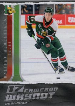 2021-22 Extreme Halifax Mooseheads (QMJHL) #10 Cameron Whynot Front