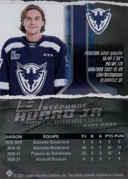 2021-22 Extreme Sherbrooke Phoenix (QMJHL) #5 Stephane Huard Jr. Back