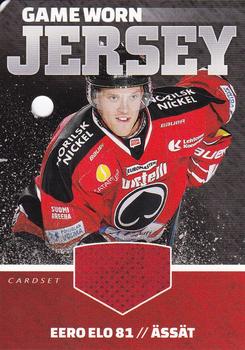 2015-16 Cardset Finland - Game Worn Jersey Series 1 Redemption #NNO Eero Elo Front