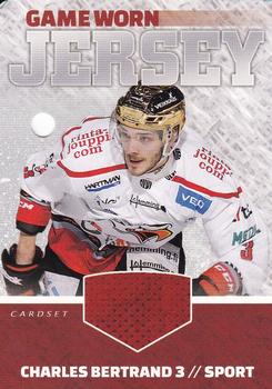 2015-16 Cardset Finland - Game Worn Jersey Series 2 Redemption #NNO Charles Bertrand Front