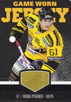 2016-17 Cardset Finland - Game Worn Jersey Series 2 Redemption #GWJ2 Miikka Pitkänen Front