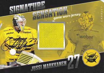 2016-17 Cardset Finland - Signature Sensations GWJ Series 2 Redemption #SC3 Jussi Markkanen Front
