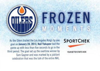 2014 Sport Chek Edmonton Oilers Frozen Moments #NNO Nail Yakupov Back