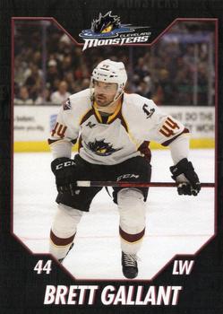 2021-22 Cleveland Monsters (AHL) #NNO Brett Gallant Front