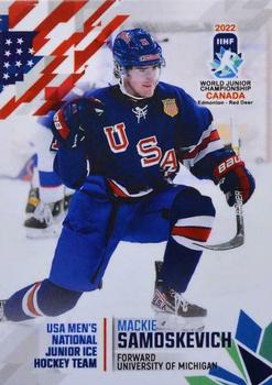 2022 BY Cards IIHF World Junior Championship (Unlicensed) #6 Mackie Samoskevich Front