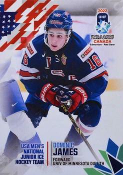2022 BY Cards IIHF World Junior Championship (Unlicensed) #8 Dominic James Front