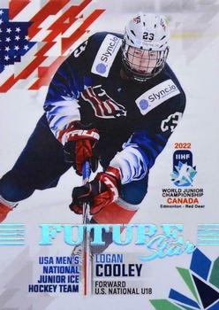 2022 BY Cards IIHF World Junior Championship (Unlicensed) #9 Logan Cooley Front