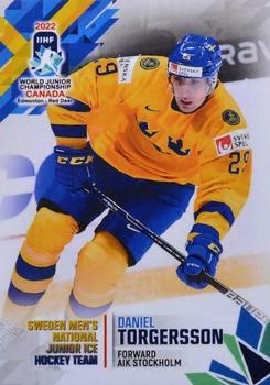 2022 BY Cards IIHF World Junior Championship (Unlicensed) #23 Daniel Torgersson Front