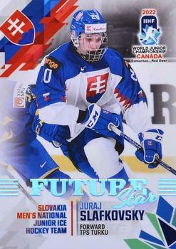 2022 BY Cards IIHF World Junior Championship (Unlicensed) #41 Juraj Slafkovsky Front
