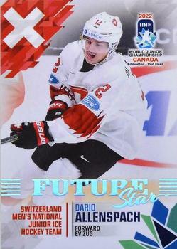 2022 BY Cards IIHF World Junior Championship (Unlicensed) #48 Dario Allenspach Front