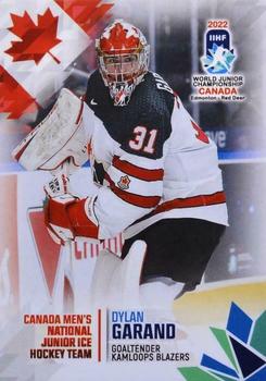 2022 BY Cards IIHF World Junior Championship (Unlicensed) #52 Dylan Garand Front