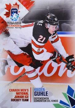 2022 BY Cards IIHF World Junior Championship (Unlicensed) #55 Kaiden Guhle Front