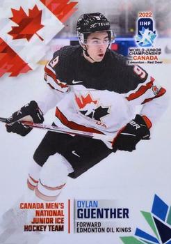 2022 BY Cards IIHF World Junior Championship (Unlicensed) #57 Dylan Guenther Front