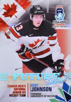 2022 BY Cards IIHF World Junior Championship (Unlicensed) #60 Kent Johnson Front