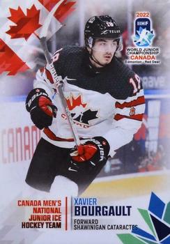 2022 BY Cards IIHF World Junior Championship (Unlicensed) #64 Xavier Bourgault Front