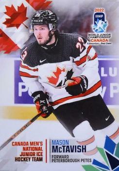 2022 BY Cards IIHF World Junior Championship (Unlicensed) #66 Mason McTavish Front