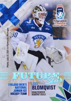 2022 BY Cards IIHF World Junior Championship (Unlicensed) #70 Joel Blomqvist Front