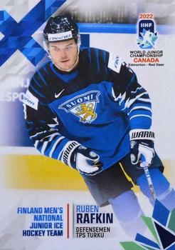 2022 BY Cards IIHF World Junior Championship (Unlicensed) #73 Ruben Rafkin Front