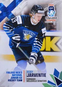 2022 BY Cards IIHF World Junior Championship (Unlicensed) #78 Roby Jarventie Front