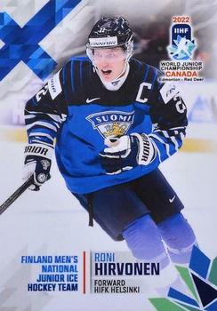 2022 BY Cards IIHF World Junior Championship (Unlicensed) #79 Roni Hirvonen Front