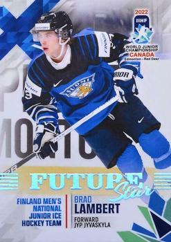 2022 BY Cards IIHF World Junior Championship (Unlicensed) #84 Brad Lambert Front