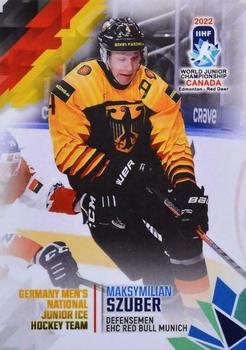 2022 BY Cards IIHF World Junior Championship (Unlicensed) #88 Maksymilian Szuber Front