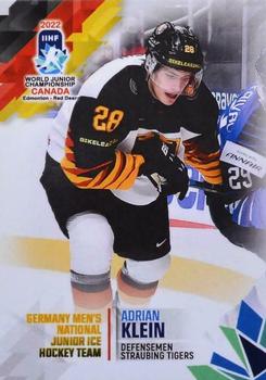 2022 BY Cards IIHF World Junior Championship (Unlicensed) #91 Adrian Klein Front