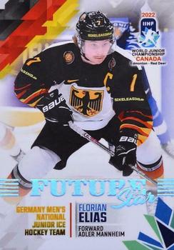 2022 BY Cards IIHF World Junior Championship (Unlicensed) #93 Florian Elias Front