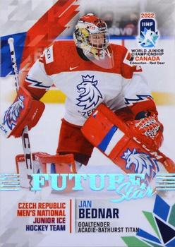 2022 BY Cards IIHF World Junior Championship (Unlicensed) #102 Jan Bednar Front