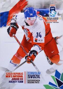 2022 BY Cards IIHF World Junior Championship (Unlicensed) #107 Stanislav Svozil Front