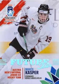2022 BY Cards IIHF World Junior Championship (Unlicensed) #132 Marco Kasper Front