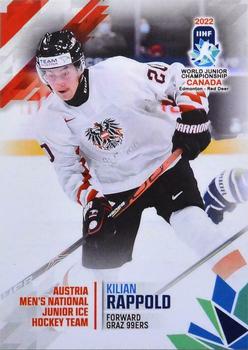 2022 BY Cards IIHF World Junior Championship (Unlicensed) #133 Kilian Rappold Front