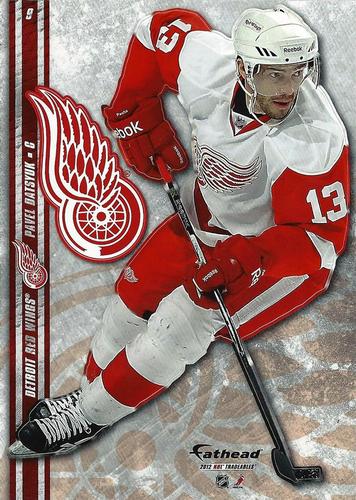 2012 Fathead NHL Tradeables #9 Pavel Datsyuk Front