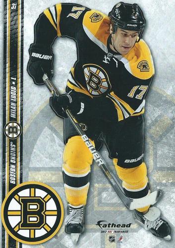 2012 Fathead NHL Tradeables #31 Milan Lucic Front