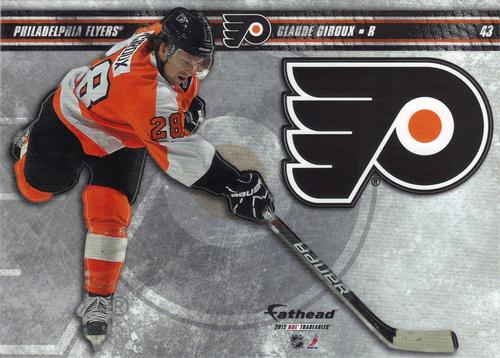 2012 Fathead NHL Tradeables #43 Claude Giroux Front