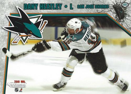 2010 Fathead NHL Tradeables #48 Dany Heatley Front