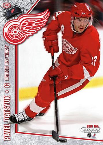 2010 Fathead NHL Tradeables #49 Pavel Datsyuk Front