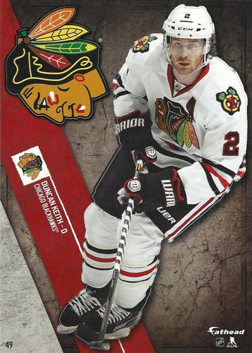2014-15 Fathead NHL Tradeables #49 Duncan Keith Front