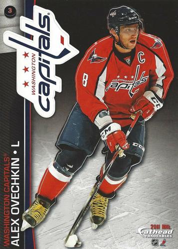 2011 Fathead NHL Tradeables #3 Alex Ovechkin Front