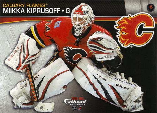 2011 Fathead NHL Tradeables #6 Miikka Kiprusoff Front