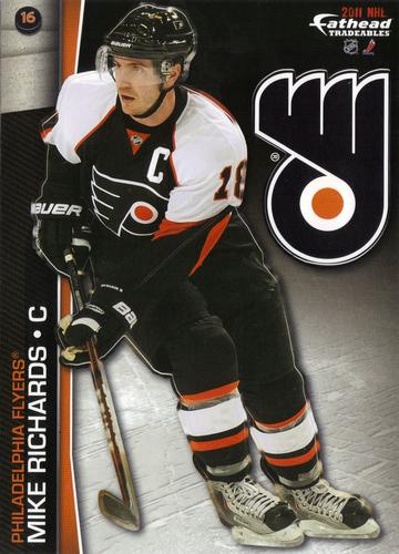 2011 Fathead NHL Tradeables #16 Mike Richards Front