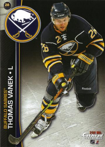 2011 Fathead NHL Tradeables #28 Thomas Vanek Front