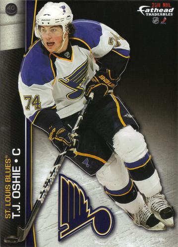 2011 Fathead NHL Tradeables #40 T.J. Oshie Front