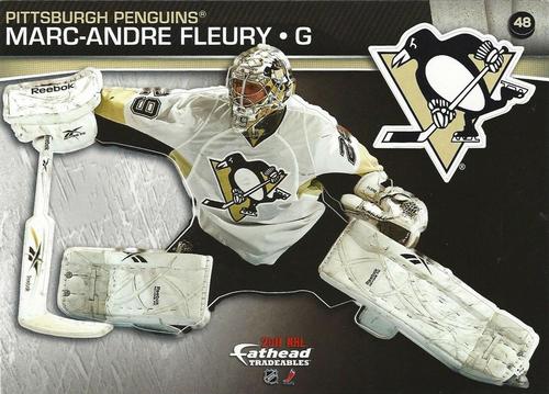2011 Fathead NHL Tradeables #48 Marc-Andre Fleury Front