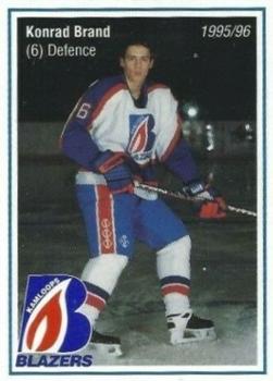 1995-96 Kamloops Blazers (WHL) #NNO Konrad Brand Front