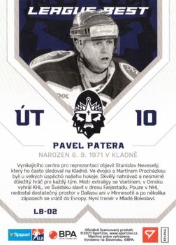 2021-22 SportZoo Tipsport ELH - League Best #LB-02 Pavel Patera Back